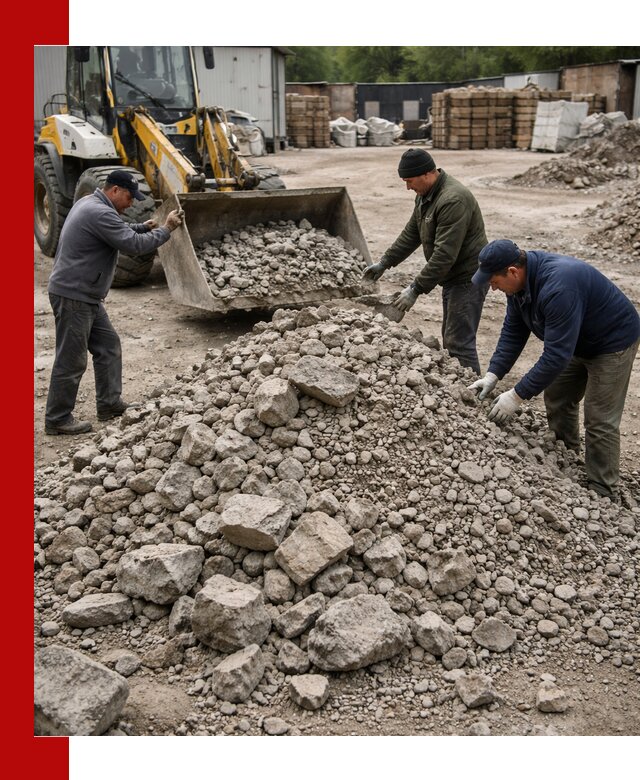 Демонтаж и вывоз бой бетона в Нурлате