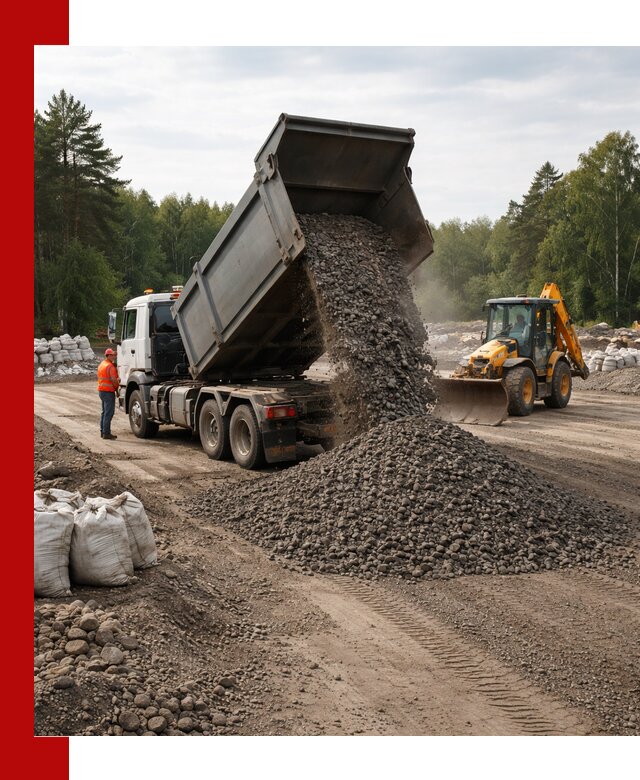 Доставка дробленого асфальта в Нурлате для дорожных работ