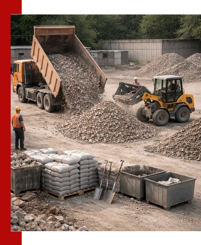 Вторичные материалы для отсыпки в Нурлате — поставка и доставка