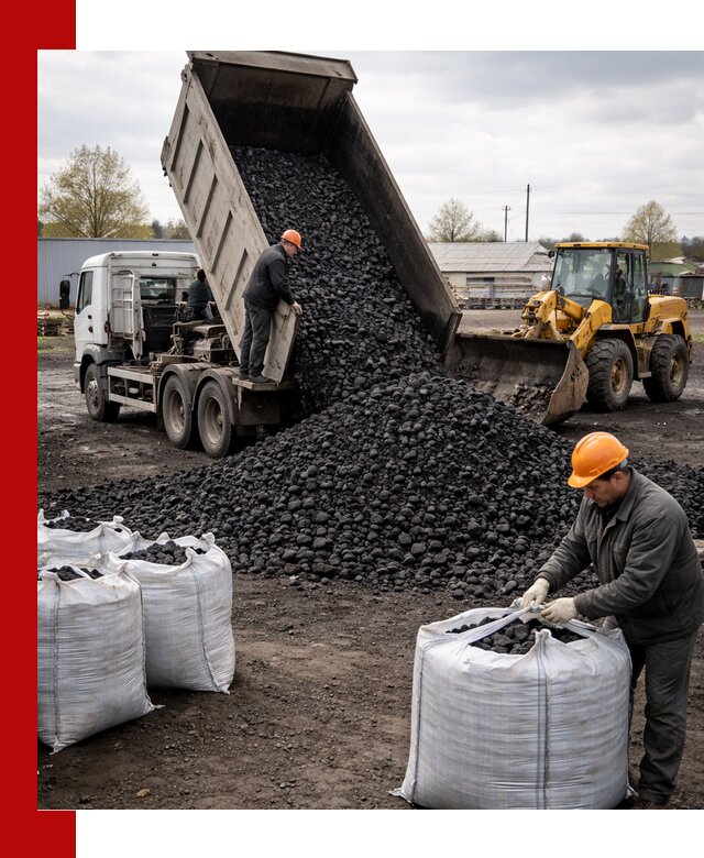 Доставка каменного угля в Нурлате оптом и в розницу