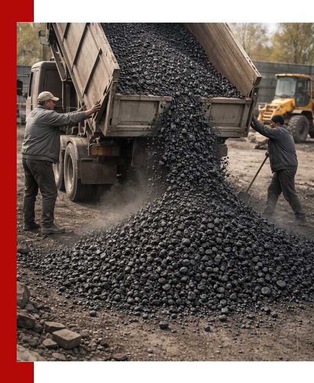 Доставка угля семечка самосвалами в Нурлате