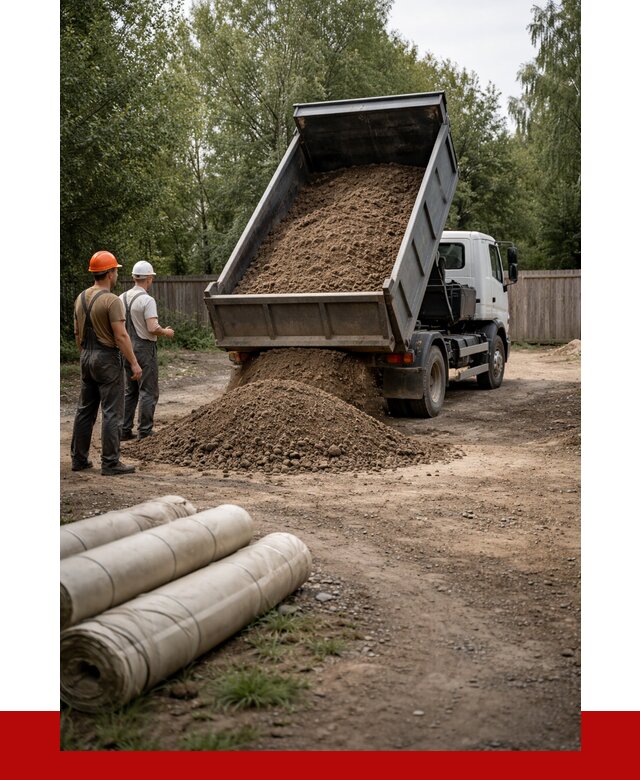 Доставка сыпучих материалов самосвалом в Нурлат от 4379 р. | ПРОНЕРУДНрт