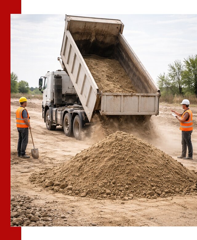 Доставка самосвалом 15 кубов в Нурлате за город и по городу