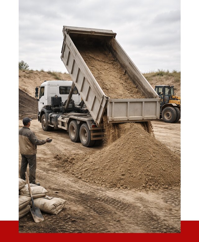 Доставка самосвалом 20 кубов в Нурлате от 7820 р. | ПРОНЕРУДНрт