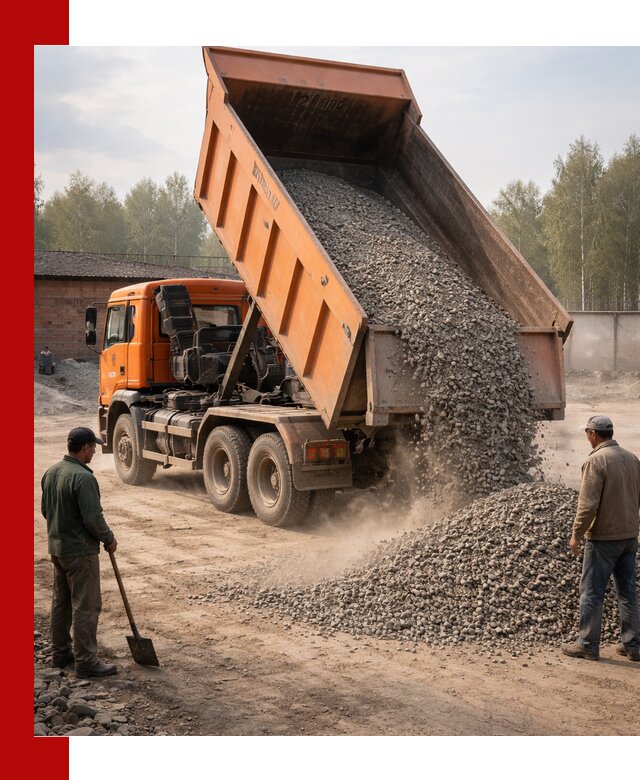 Доставка самосвалом 20 м3 в Нурлате быстро и надежно