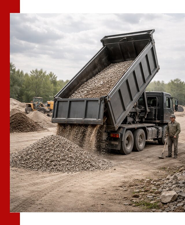 Доставка самосвалом 30 м3 по выгодным ценам в Нурлате