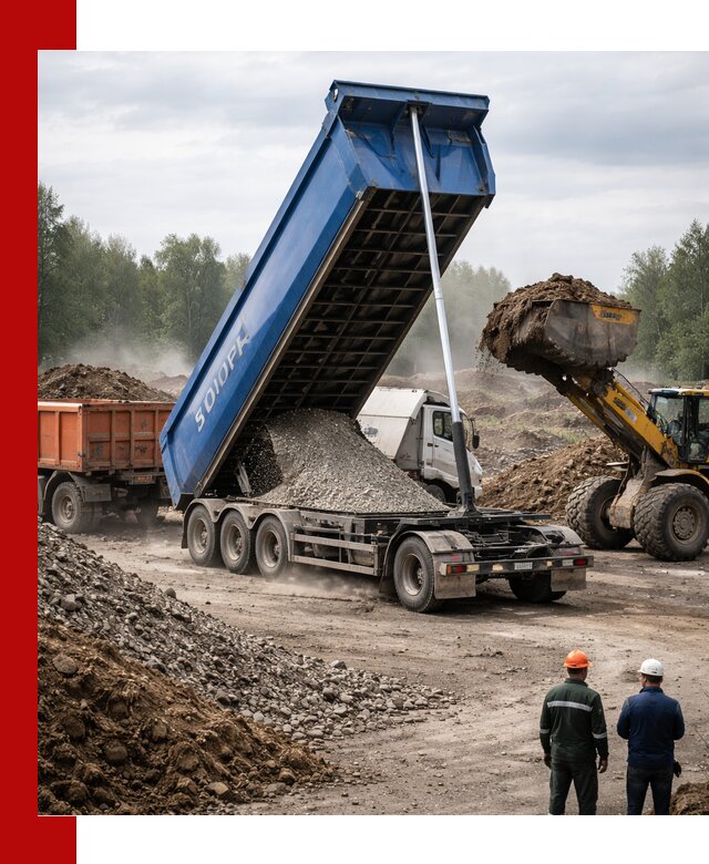 Аренда тонар 40 тонн в Нурлате с доставкой материалов