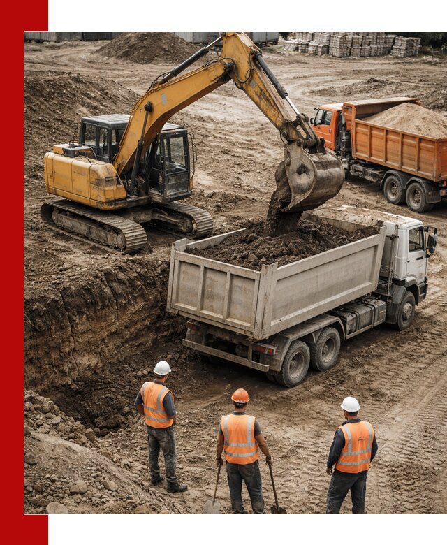 Разработка грунта для строительства и благоустройства в Нурлате