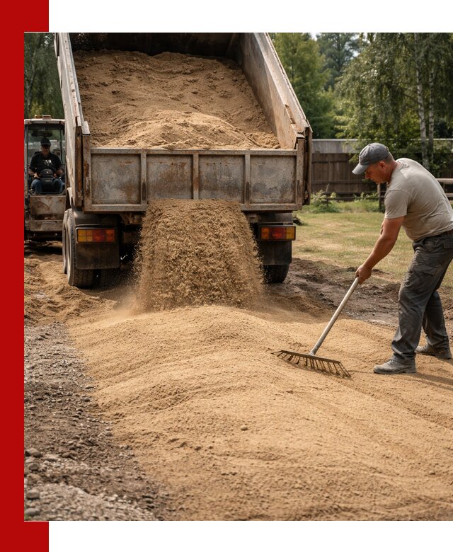 Отсыпка участка песком в Нурлате быстро и качественно